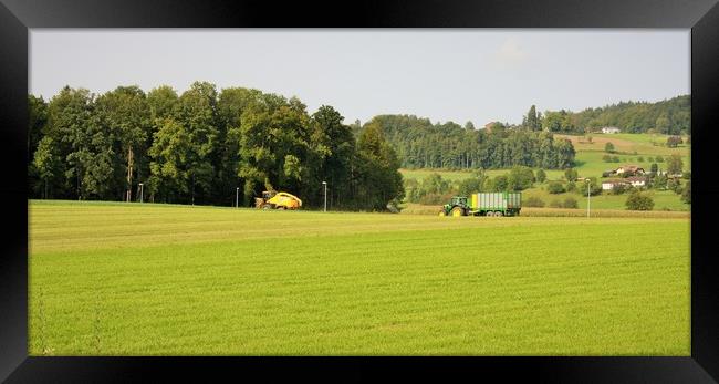 Beautiful Village Scenery  Framed Print by M. J. Photography