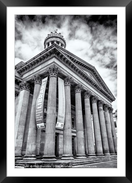 Glasgow Gallery of Modern Art. Framed Mounted Print by Phill Thornton