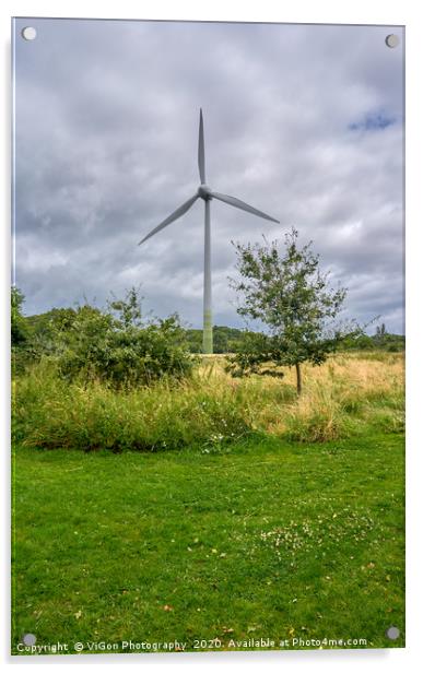 Wind Power Acrylic by Gordon Maclaren