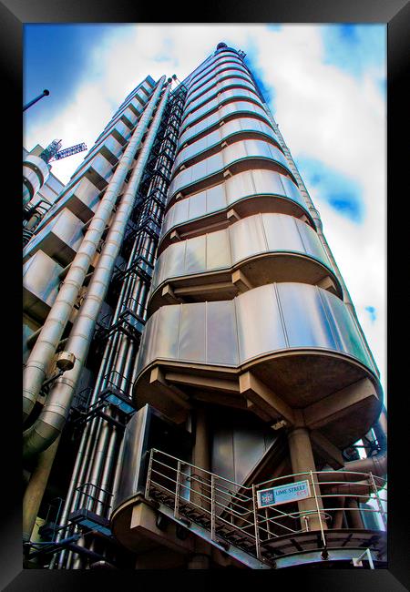 Lloyds Building iCity of London Framed Print by Andy Evans Photos
