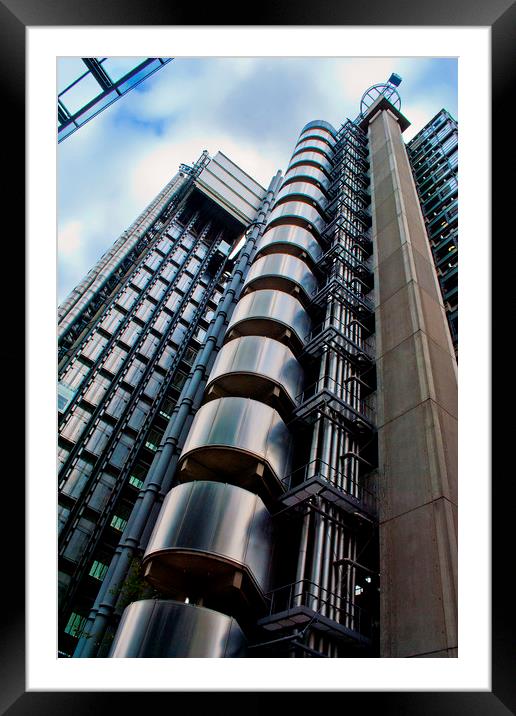 Lloyds Building City of London Framed Mounted Print by Andy Evans Photos