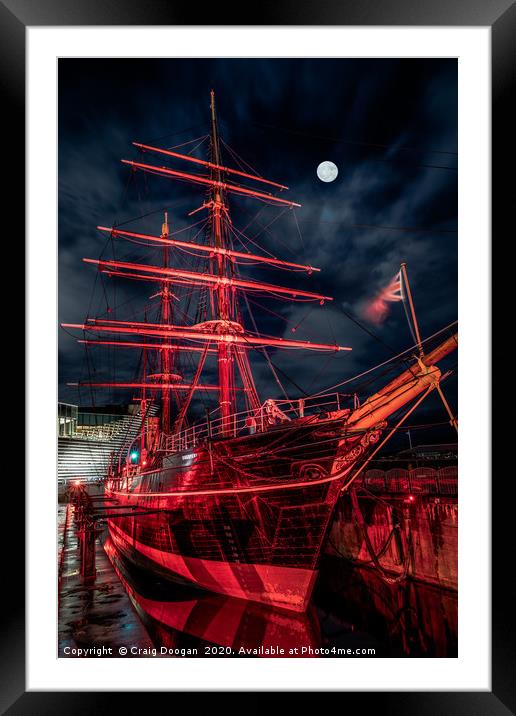 RRS Discovery Ship Dundee Framed Mounted Print by Craig Doogan