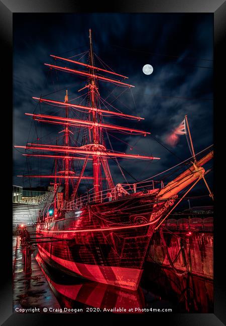 RRS Discovery Ship Dundee Framed Print by Craig Doogan