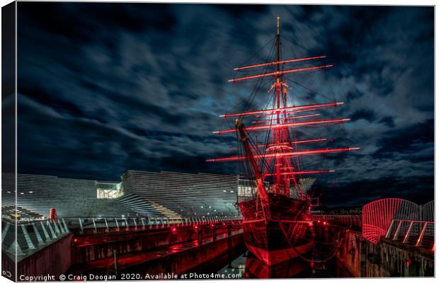 RRS Discovery Dundee Canvas Print by Craig Doogan