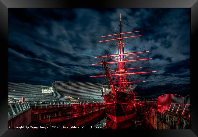 RRS Discovery Dundee Framed Print by Craig Doogan