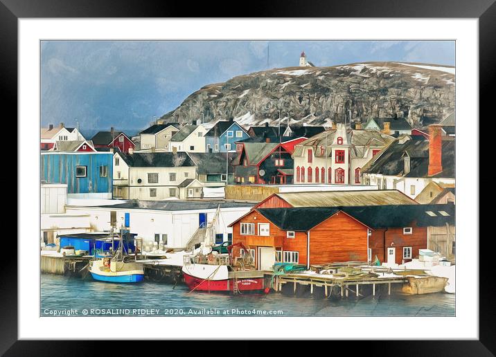 "Colourful Vardo" Framed Mounted Print by ROS RIDLEY