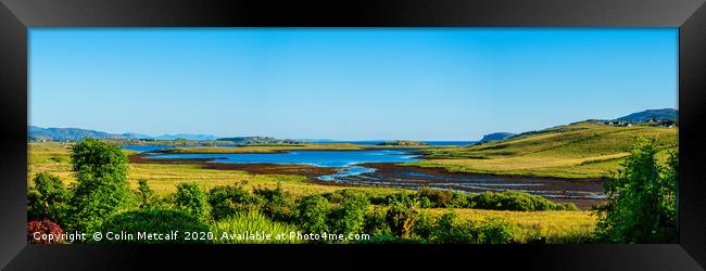 Pool Roag Panorama Framed Print by Colin Metcalf