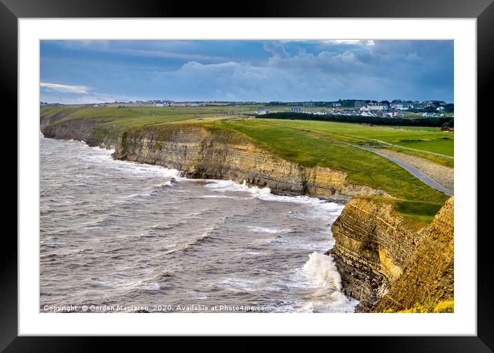 Dunraven Bay, Southerndown, South Wales Framed Mounted Print by Gordon Maclaren