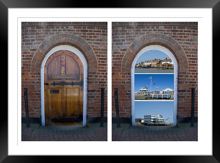 Burnham on Crouch Framed Mounted Print by David French