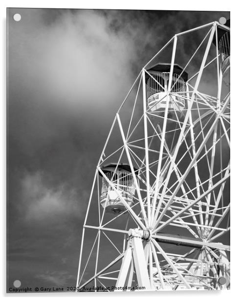Big wheel at Southend Acrylic by Gary Lane