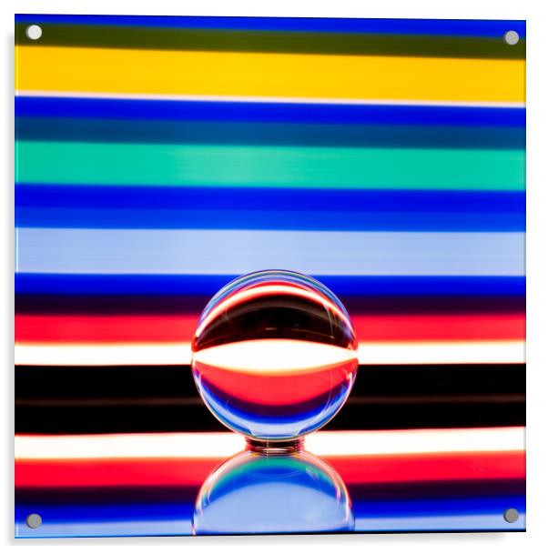 I See A Rainbow Acrylic by Adam Payne