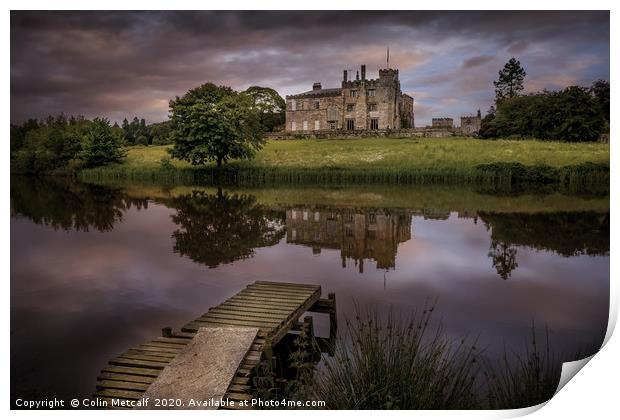 Ripley Castle Print by Colin Metcalf