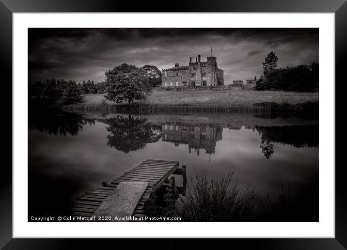 Ripley Castle Framed Mounted Print by Colin Metcalf