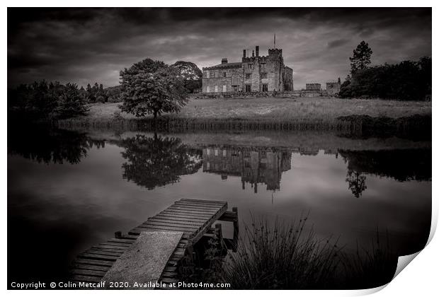 Ripley Castle Print by Colin Metcalf