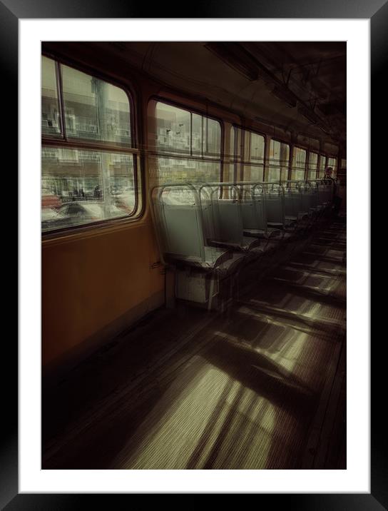 Old tram vagon Framed Mounted Print by Larisa Siverina