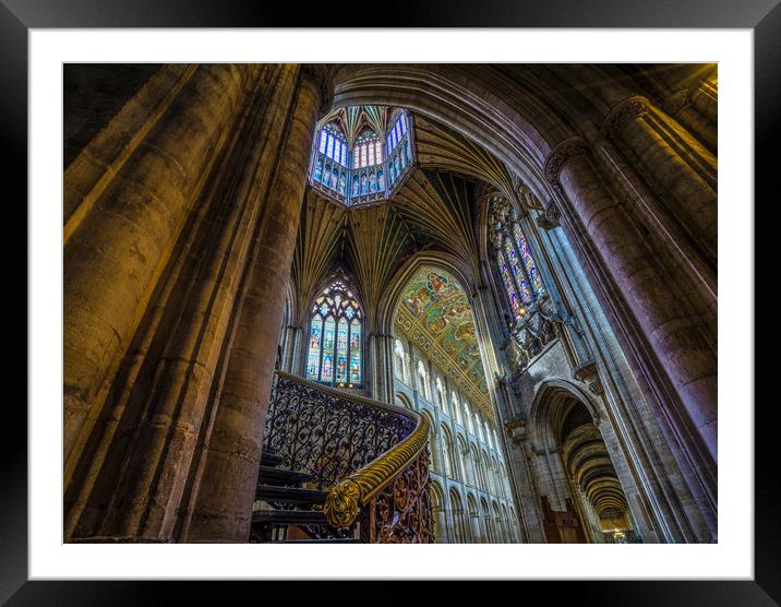 The Octagon, Ely Cathedral Framed Mounted Print by Andrew Sharpe