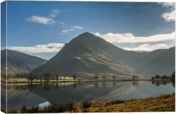 Fleetwith Pike, Buttermere, Lake Distict Canvas Print by Andrew Sharpe