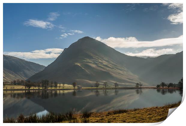 Fleetwith Pike, Buttermere, Lake Distict Print by Andrew Sharpe