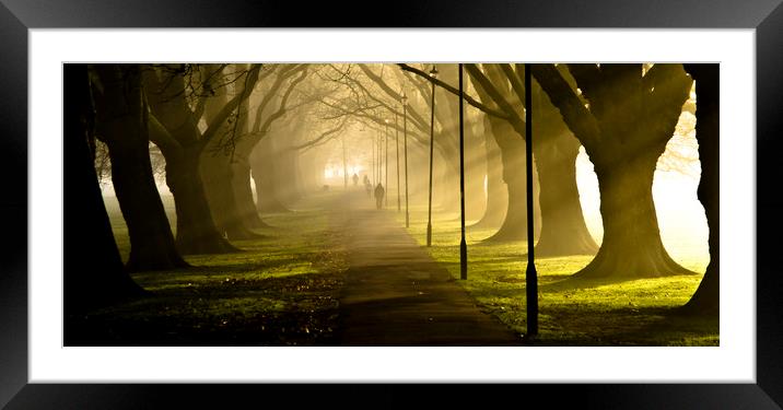 Jesus Green, Cambridge Framed Mounted Print by Andrew Sharpe