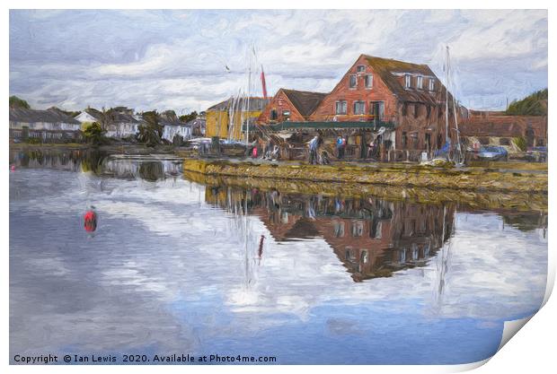 Emsworth Harbour Print by Ian Lewis