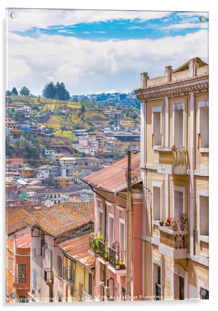 Historic Center of Quito Ecuador Acrylic by Daniel Ferreira-Leite