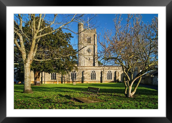 St Mary's Church, Axminster,Devon                  Framed Mounted Print by Darren Galpin