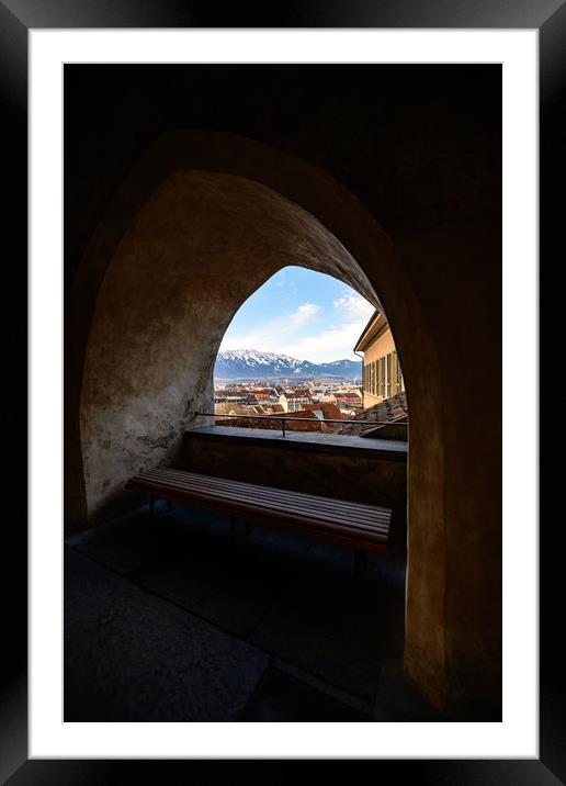Town Thun in Switzerland  Framed Mounted Print by Svetlana Sewell