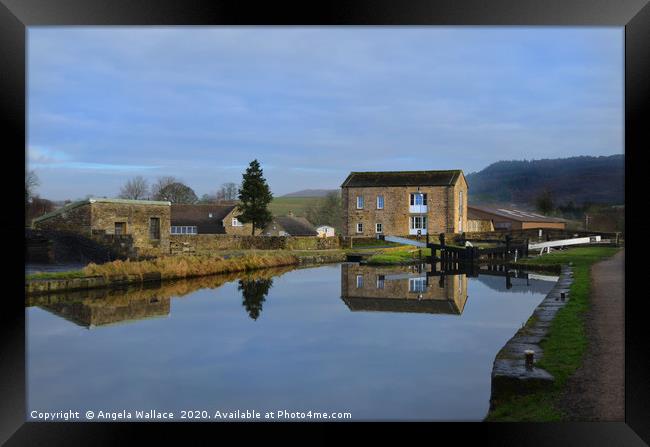Lock Keepers House Framed Print by Angela Wallace