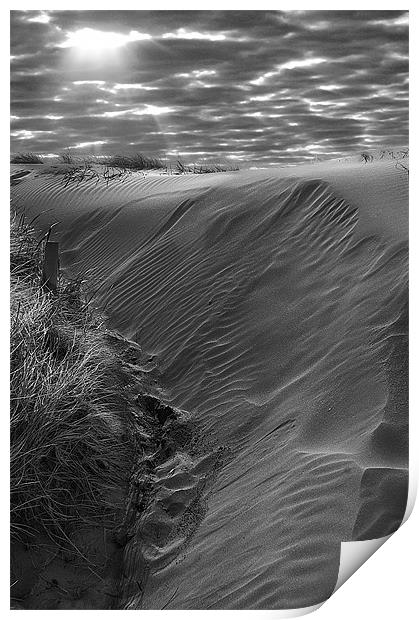 The path to the beach Print by Keith Thorburn EFIAP/b