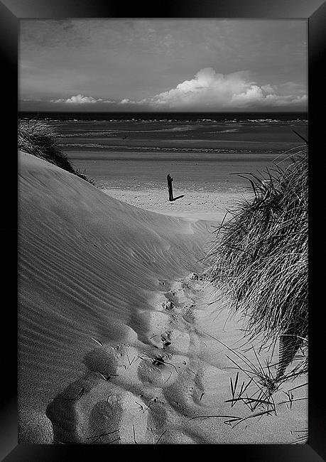 Dunes Path to Beach Framed Print by Keith Thorburn EFIAP/b