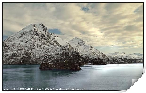 "Changing skies of the Arctic" Print by ROS RIDLEY