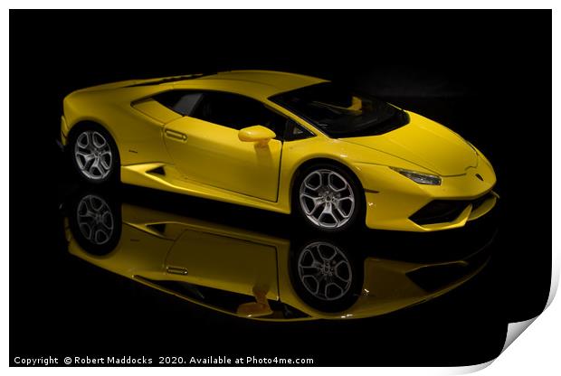 Lamborghini Huracan Print by Robert Maddocks