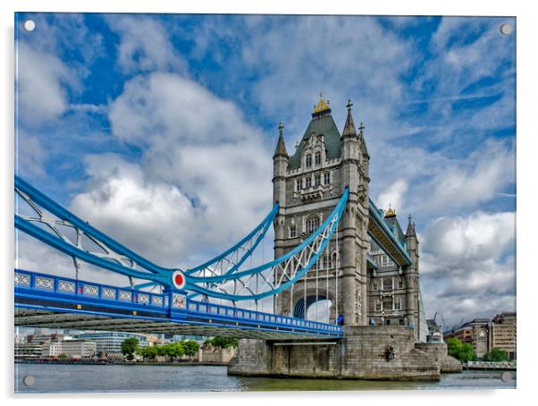 Tower Bridge, London Acrylic by Andrew Sharpe