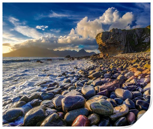 Elgol, Isle of Skye, Scotland Print by Andrew Sharpe