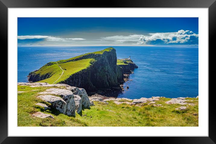Neist Point, Isle of Skye, Scotland Framed Mounted Print by Andrew Sharpe