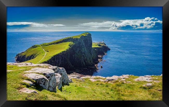 Neist Point, Isle of Skye, Scotland Framed Print by Andrew Sharpe