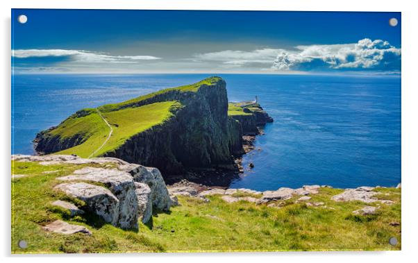 Neist Point, Isle of Skye, Scotland Acrylic by Andrew Sharpe