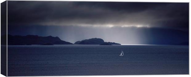 The Sound of Sleat, Isle of Skye, Scotland Canvas Print by Andrew Sharpe