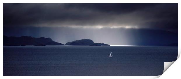 The Sound of Sleat, Isle of Skye, Scotland Print by Andrew Sharpe