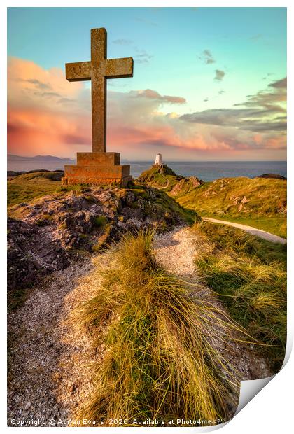 Llanddwyn Island Anglesey Print by Adrian Evans