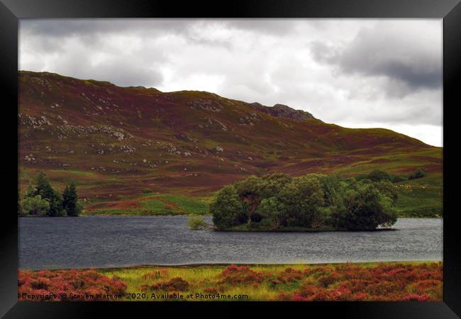 Loch Tarff Framed Print by Steven Watson