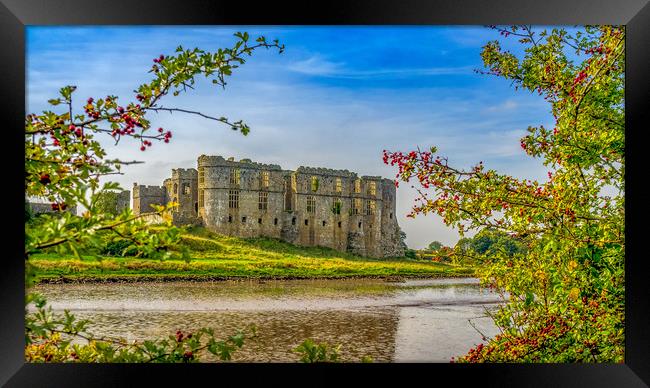 Castle Carew, Pembrokeshire, Wales, UK Framed Print by Mark Llewellyn