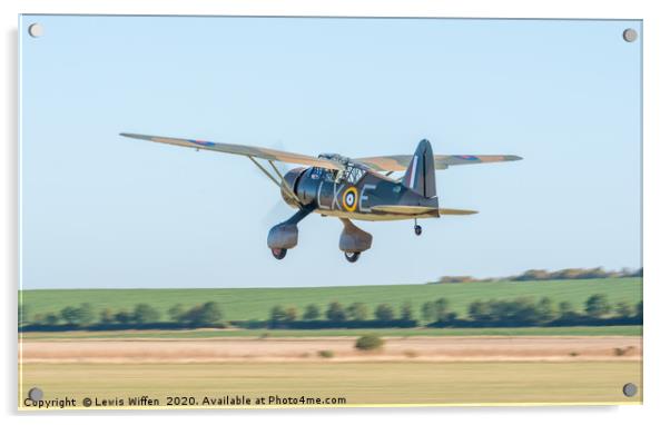 Lysander Take off Acrylic by Lewis Wiffen