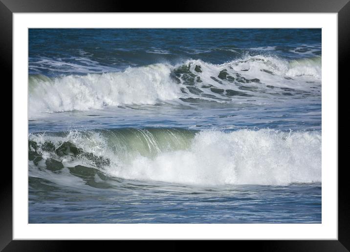 Cornish waves  Framed Mounted Print by Tony Twyman