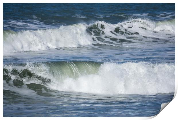 Cornish waves  Print by Tony Twyman