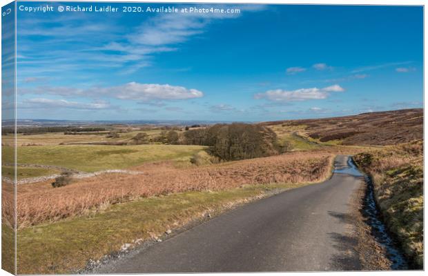 Barningham Moor, Early Spring Canvas Print by Richard Laidler
