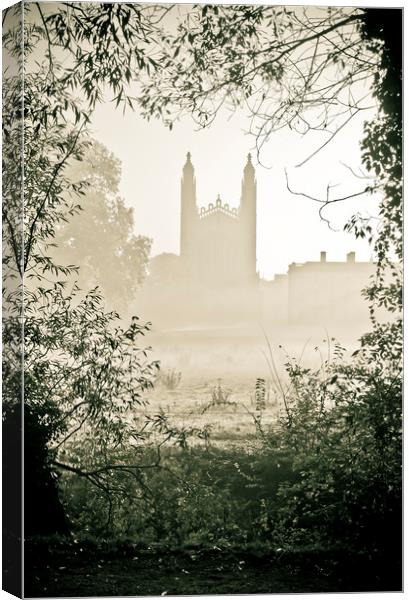 The Backs, Cambridge Canvas Print by Andrew Sharpe