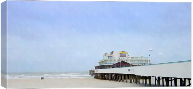 DAYTONA BEACH pier  Canvas Print by dale rys (LP)