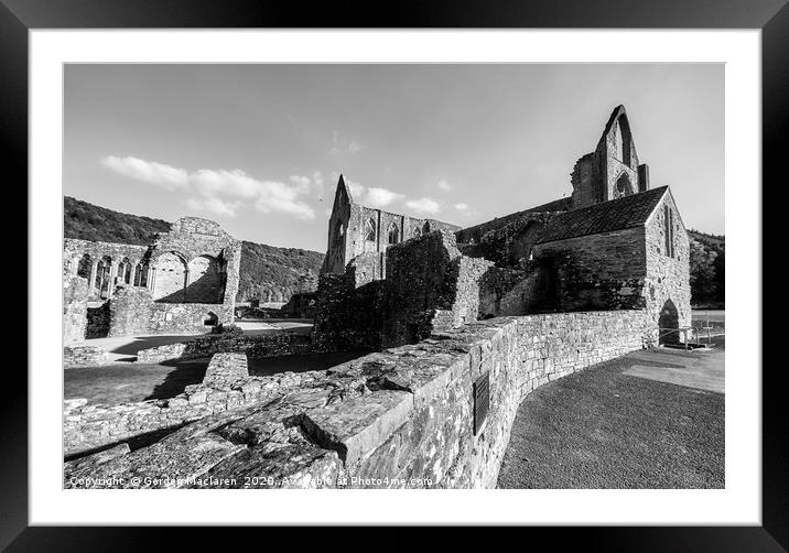 Tintern Abbey, South Wales Framed Mounted Print by Gordon Maclaren
