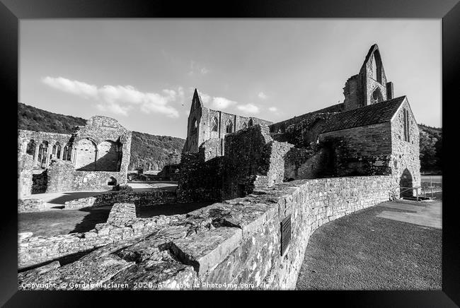 Tintern Abbey, South Wales Framed Print by Gordon Maclaren
